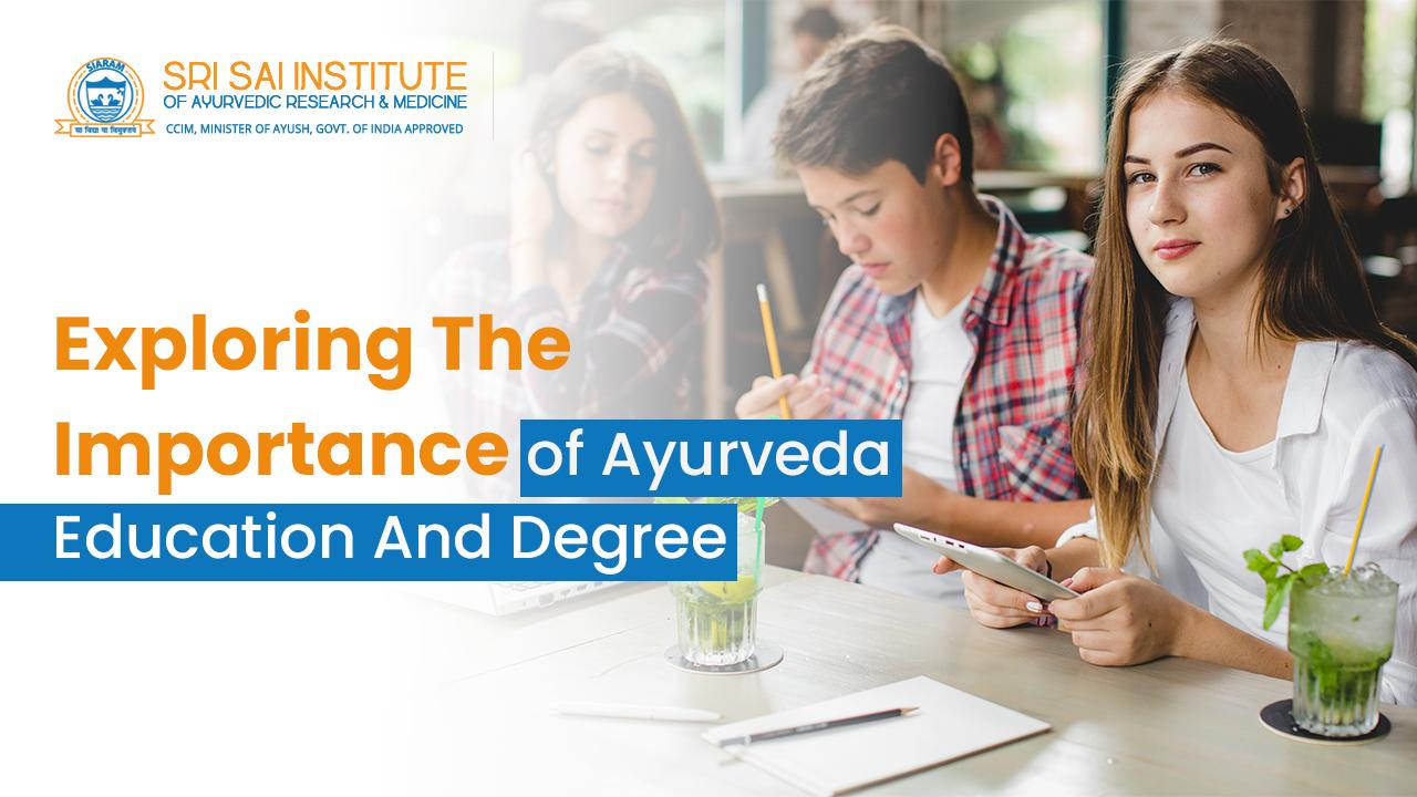 Ayurveda Education And Degree